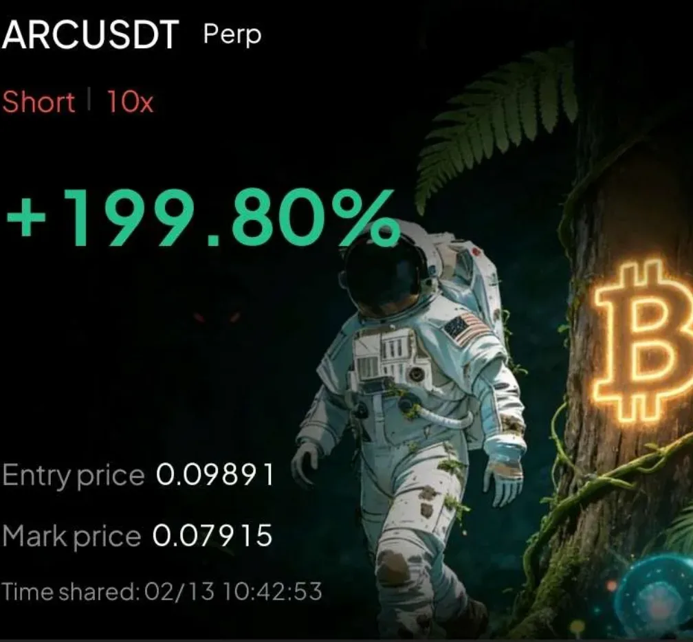 ARCUSDT Short +199.80%